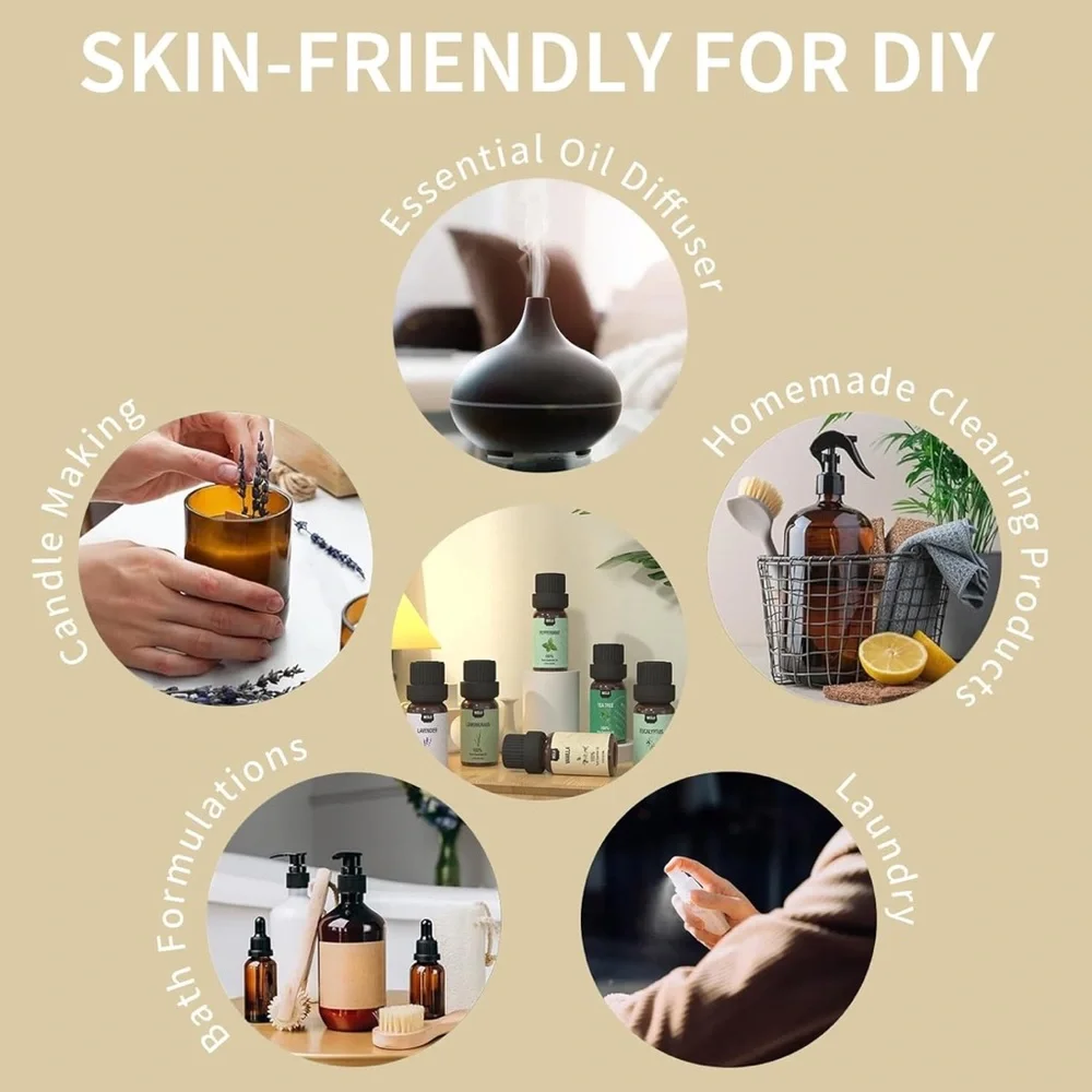 MISJI Essential Oil Set - 6 Pack
